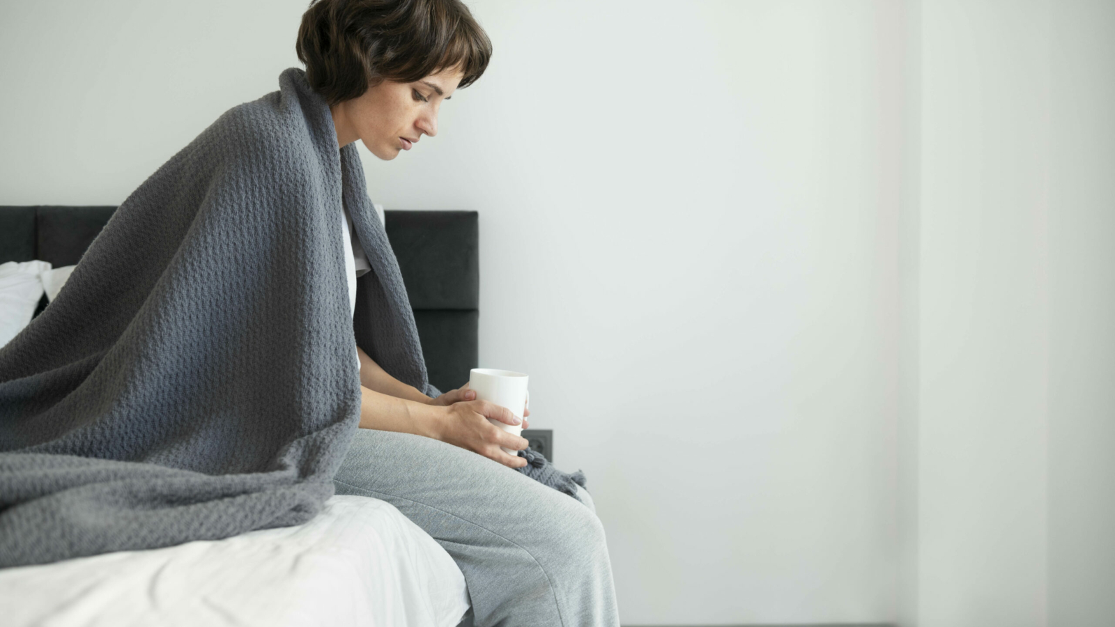 Esempio di assuefazione al disagio: donna malata a casa