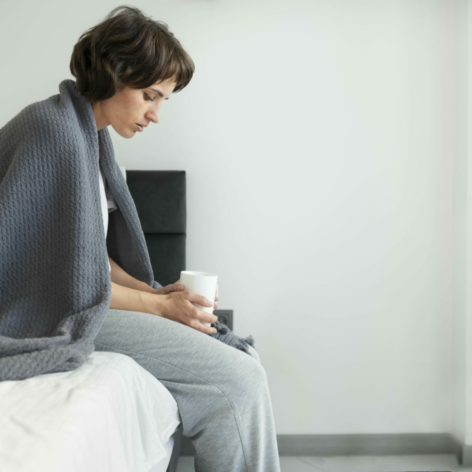 Esempio di assuefazione al disagio: donna malata a casa